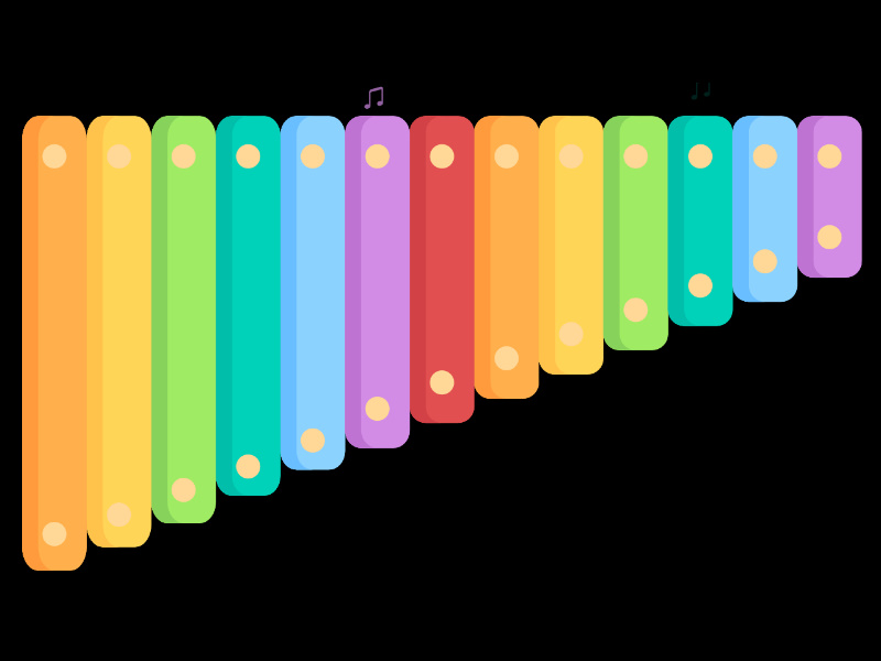 Virtual Xylophone Online Html5 Music Game Android & ios Free